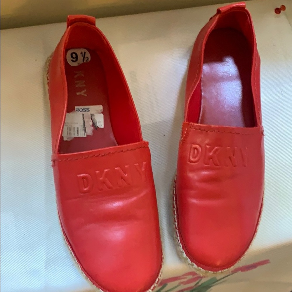 Cute red DKNY Espadrilles size 9.5